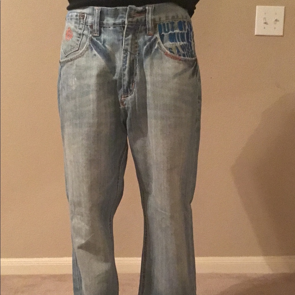 Eight 732 Brand Light Wash Denim